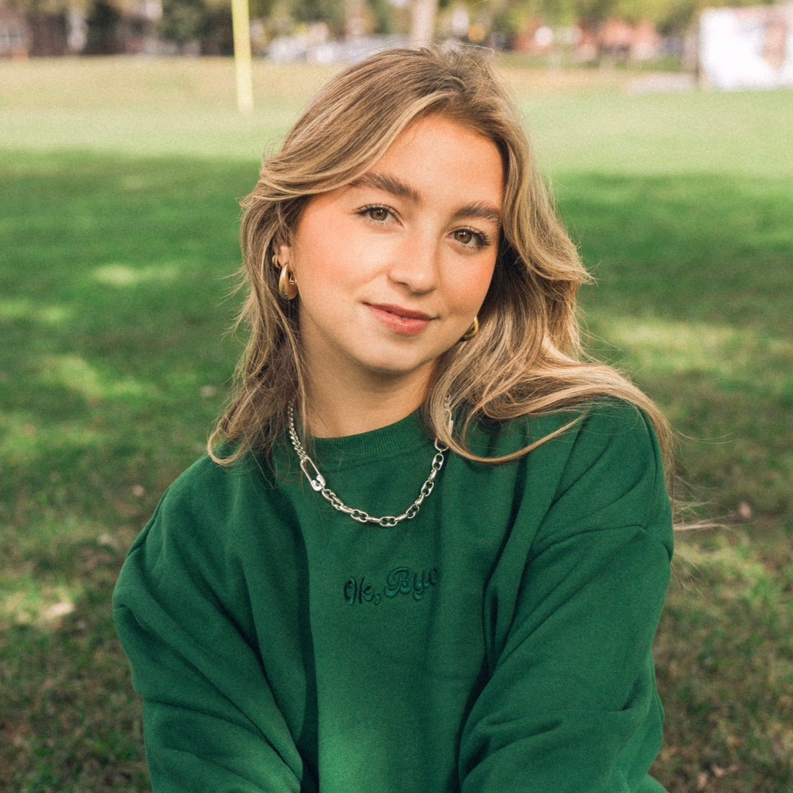 Le Green Flags Crewneck