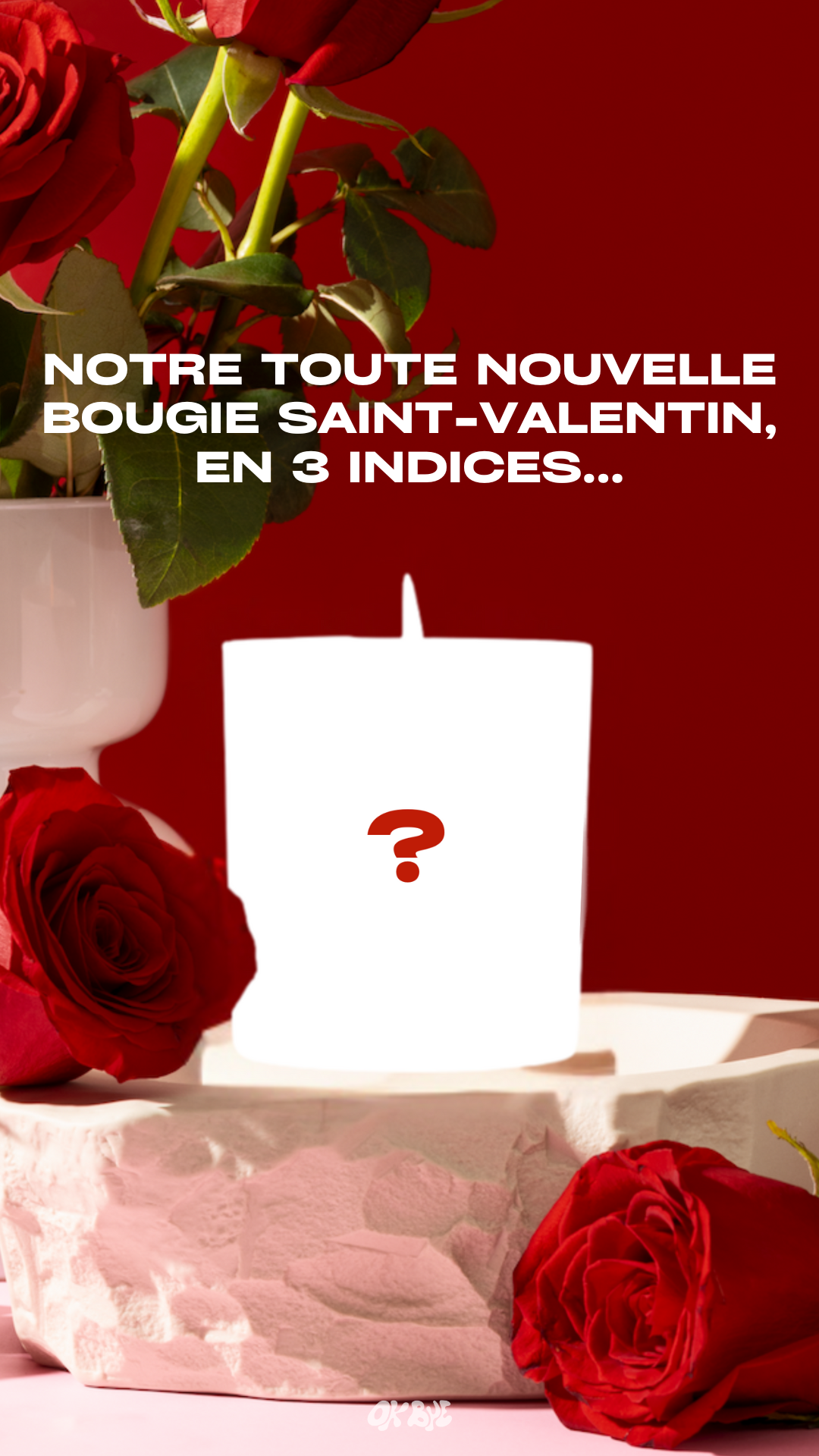 Bougie MYSTÈRE Saint-Valentin