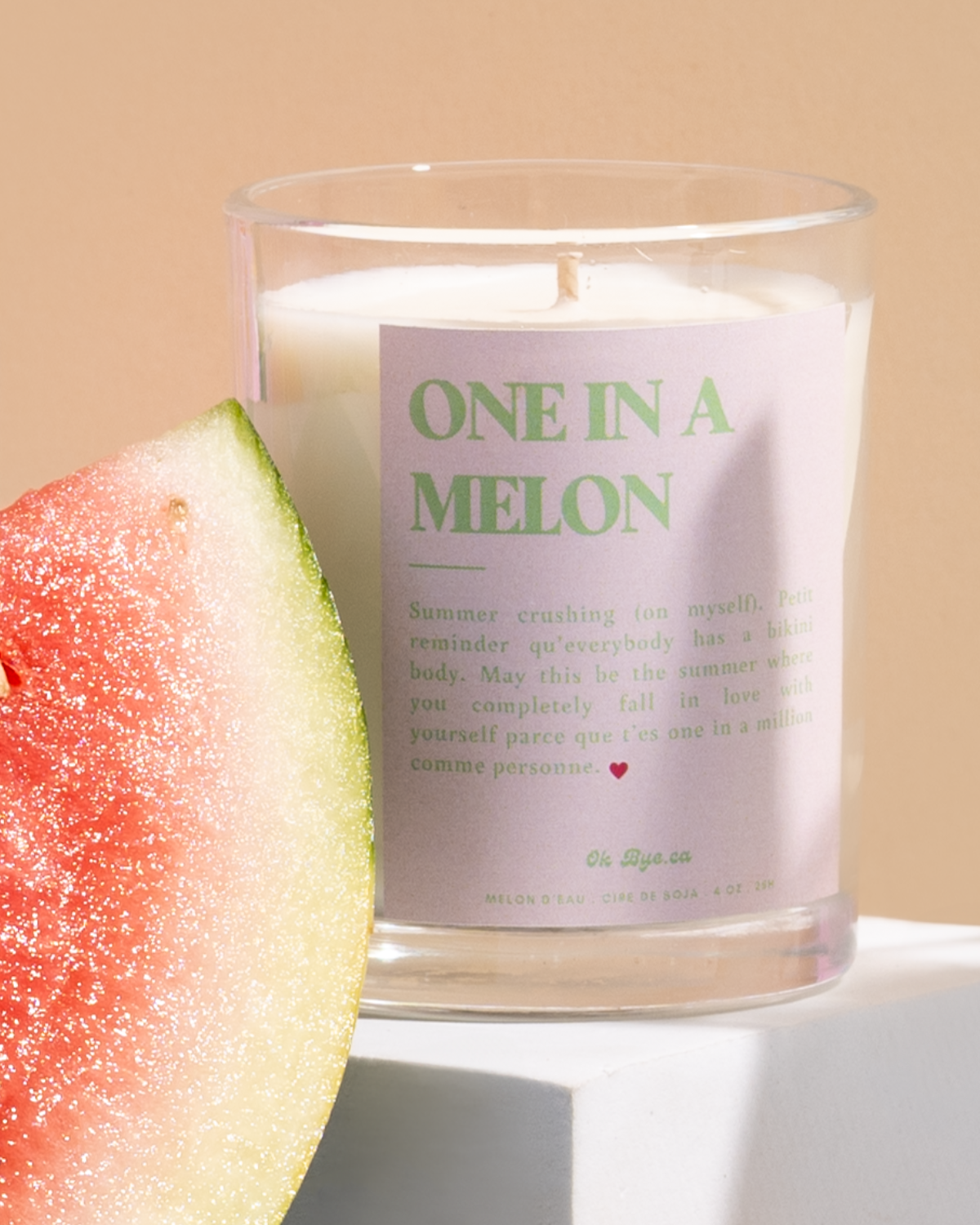 4 ODORS TO CHOOSE FROM - Summer candle