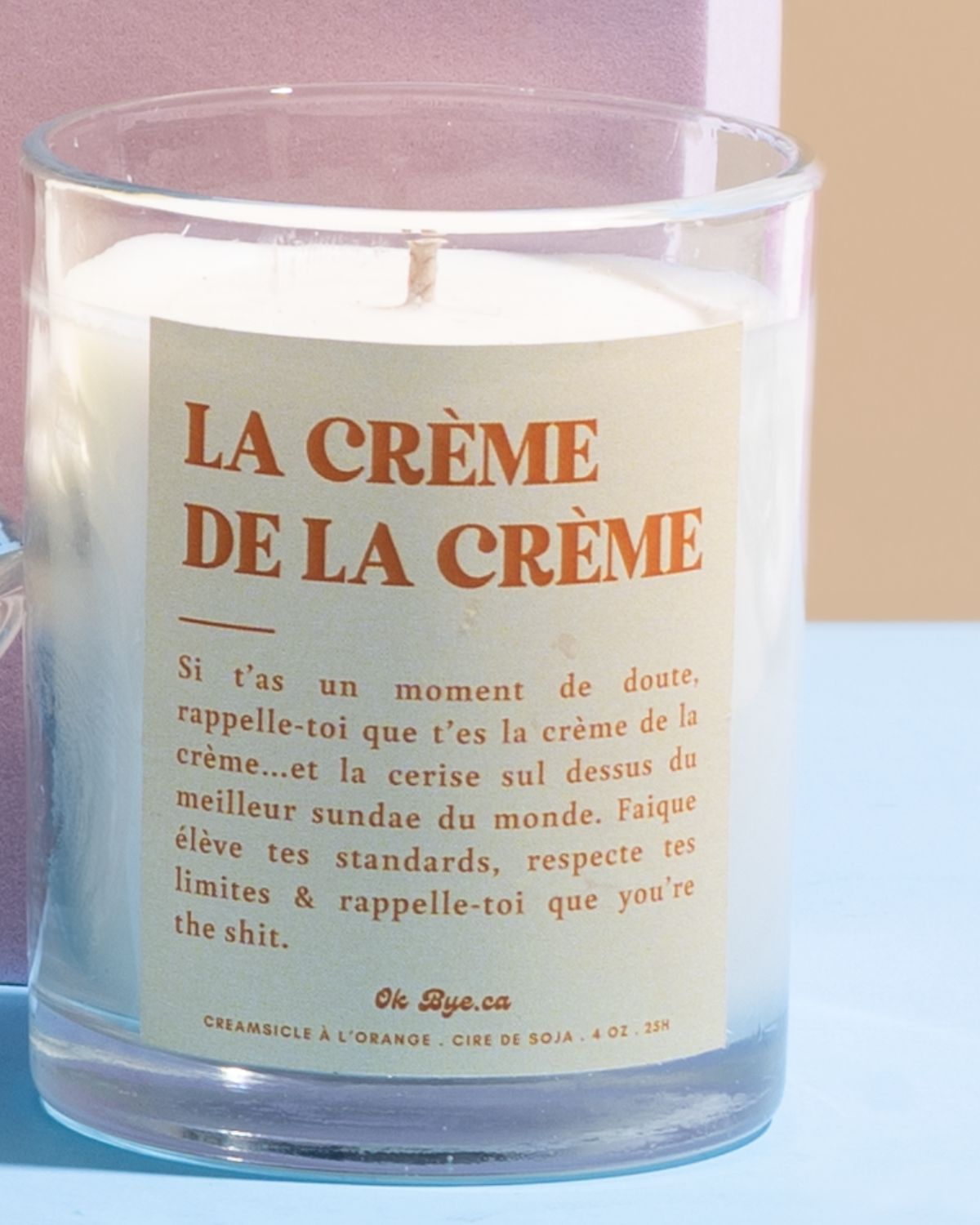 4 ODORS TO CHOOSE FROM - Summer candle