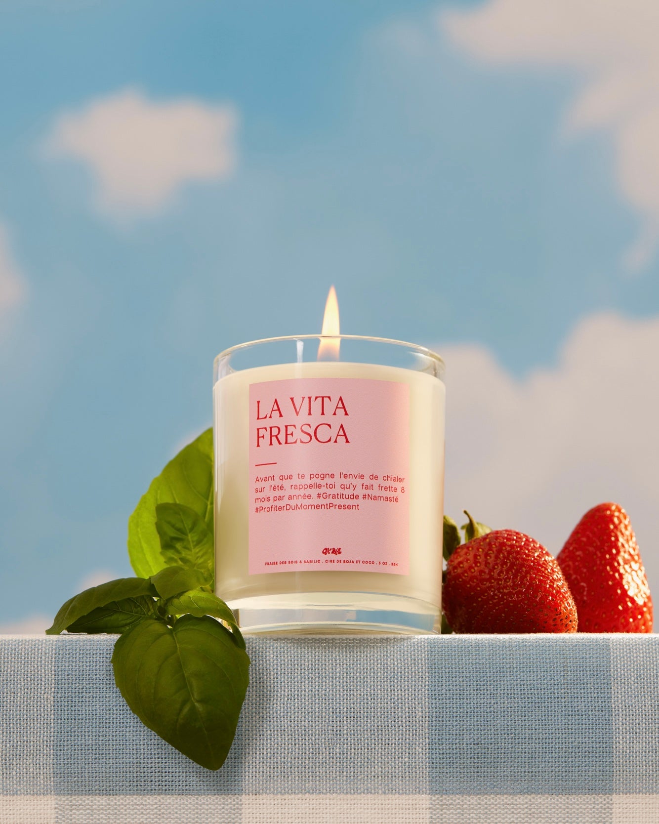 Fraise des bois &amp; Basilic