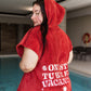 On est tu bin en vacances - Serviette à capuche
